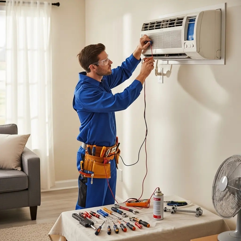 Yunusemre Philips Philips klima gaz dolumu ve bakım – Enerji verimliliği artırıldı. - Teknik servis örneği